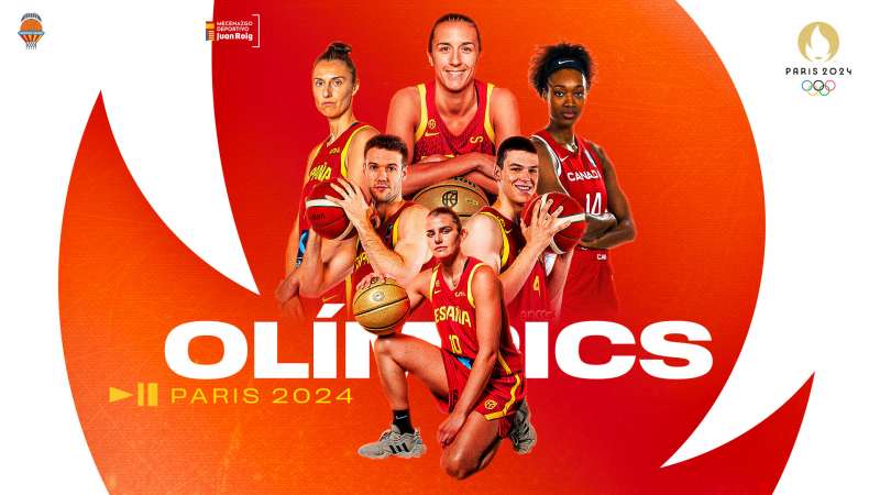 Representantes del Valencia Basket en los Juegos Olímpicos de París./EPDA