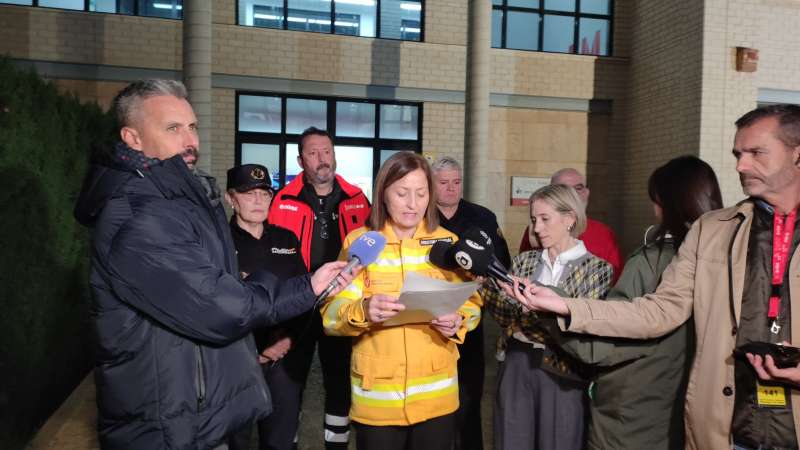 Rosa Tours, directora general de Prevencin de Incendios, en declaraciones de la situacin tras la DANA.  EPDA