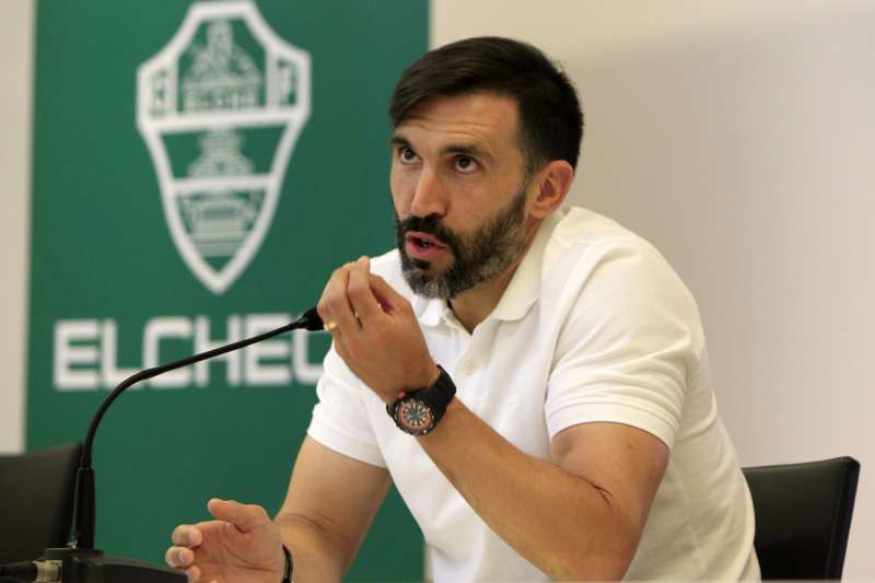 El Elche de Sarabia no quiere desengancharse de la zona alta. EFE/Morell/ARCHIVO
