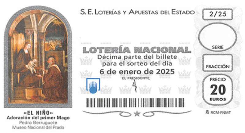 Dcimo de Lotera. EPDA