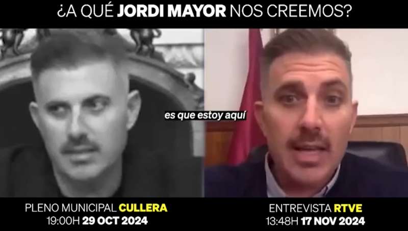 Jordi Mayor, alcalde de Cullera. / EPDA