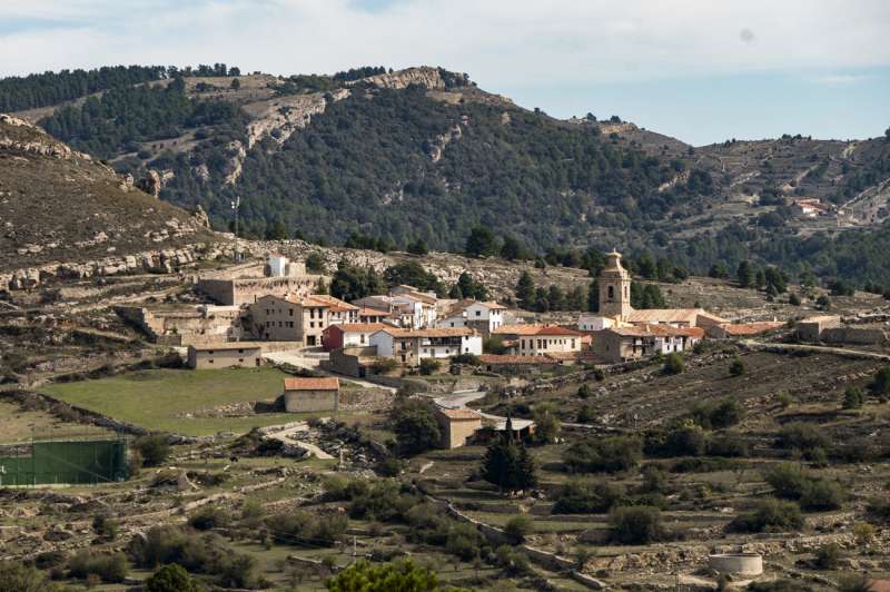 Vista general de Castell de Cabres, en Castellón. EFE/Andreu Esteban
