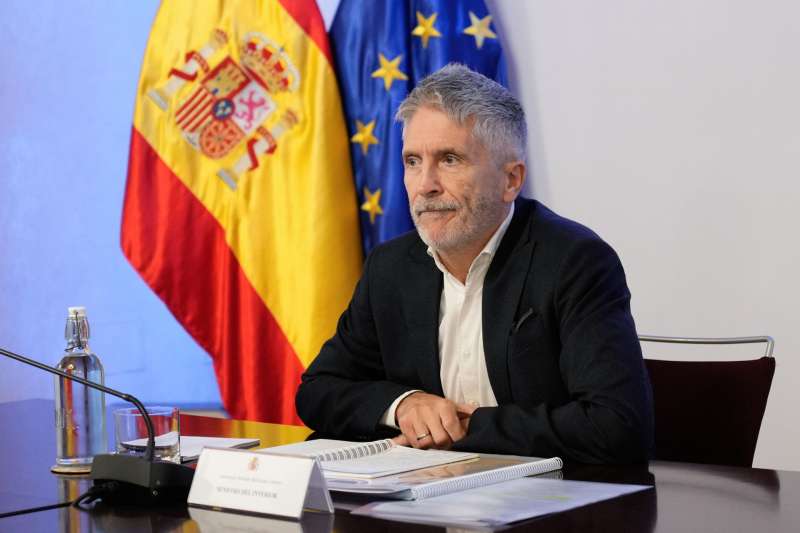 El ministro del Interior, Fernando Grande-Marlaska, durante una reunin. EFEBorja Snchez-Trillo