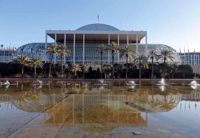 Imagen frontal del Palau de la Msica de Valencia. EPDA