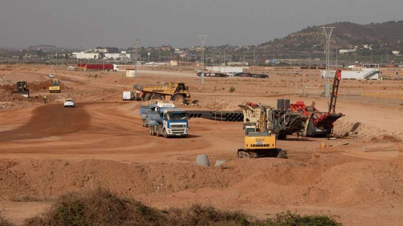 Obras en el Parc Sagunt II.  EPDA