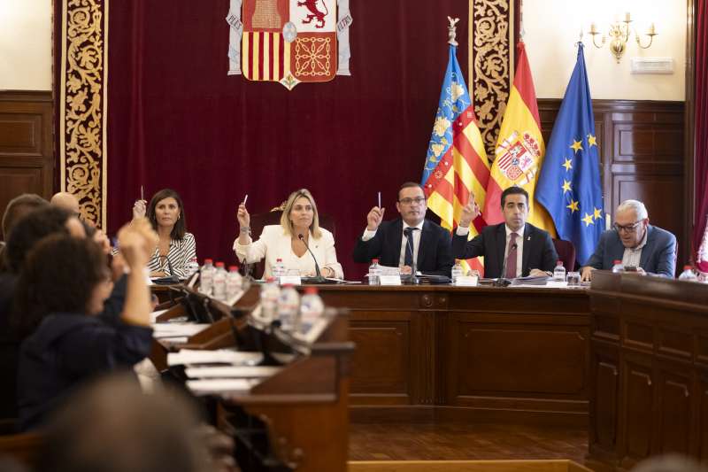 Ple ordinari de setembre d ela DIputació de Castelló. /EPDA