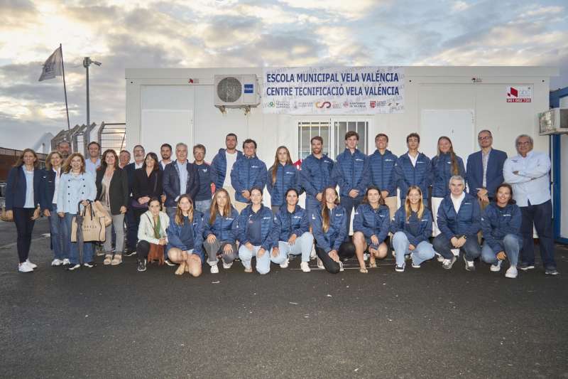 Foto grupal del Centre de Tecnificaci Vela Valncia.  EPDA