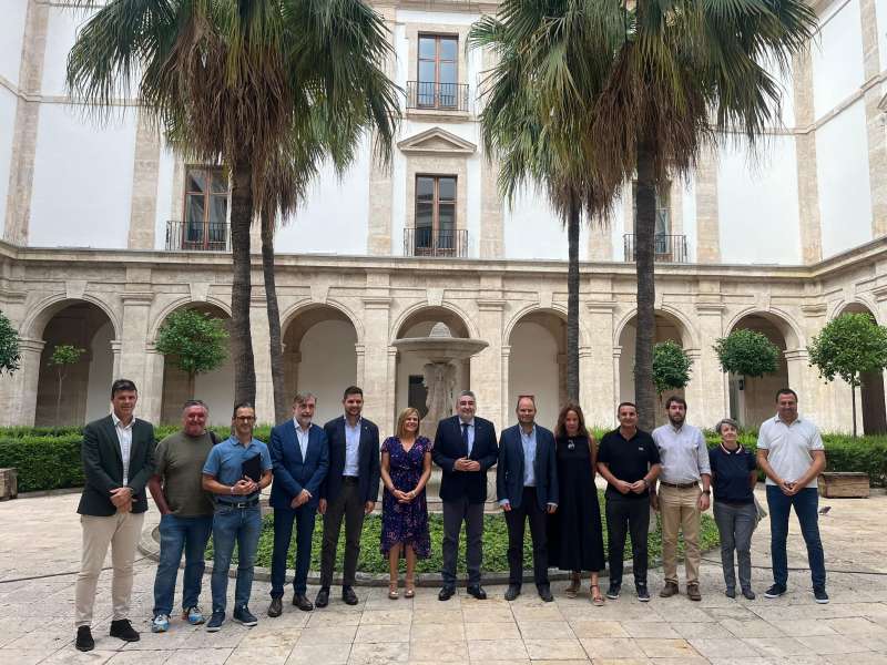 Reunin en la Delegacin del Gobierno en Valencia. EPDA