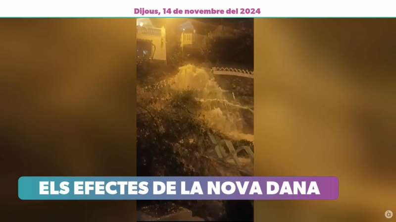 Apertura del noticiario de medioda de ayer, jueves, 14 de noviembre.   PUNT